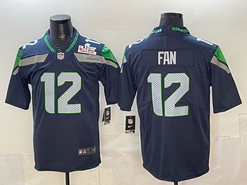 Men 2026 Seattle Seahawks #12 Fan Blue Nike Limited NFL Jersey 03
